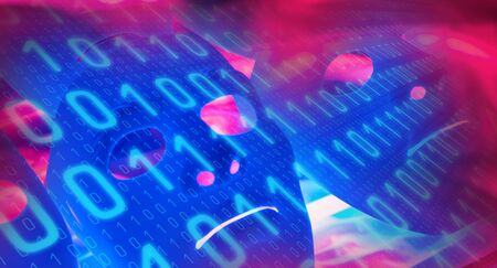 Downloading computer data inspirationの写真素材