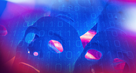 Binary data masks background