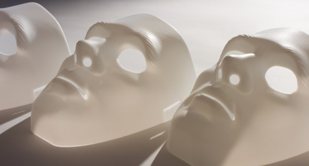 Disguise masks metaphorの写真素材