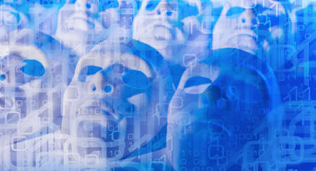 Cyber security metaphorの写真素材