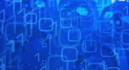 Computer cloud security conceptの写真素材
