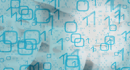 Digital database abstract concept