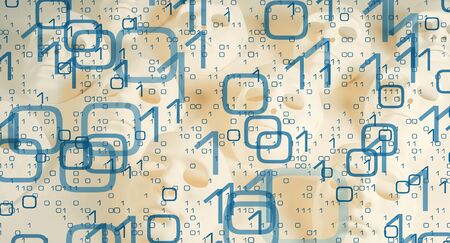 Cyber space abstract conceptionの写真素材