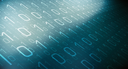 Futuristic computer hackingの写真素材