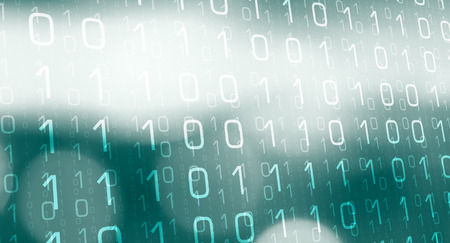 Cyber security green conceptの写真素材