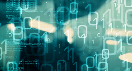 Computer virus attacks, future of technologyの写真素材