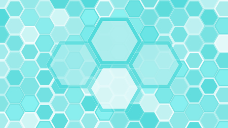 Geometrical modern artistic shapes hexagons conceptのイラスト素材