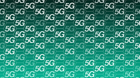 New technology for wireless mobile industry, 5G innovationのイラスト素材