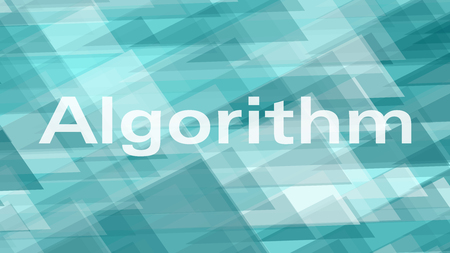 Digital technology algorithms vector background, triangles abstract shapesのイラスト素材