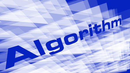 Algorithm creative illustration, triangle abstract design vector chaos templateのイラスト素材