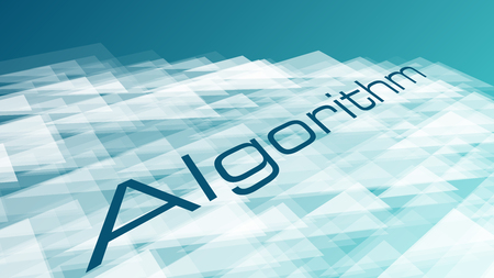 Computer code algorithm symbol concept, creative geometrical illustration vector triangles abstract backgroundsのイラスト素材