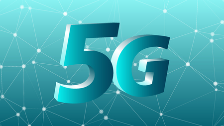 5G technology news vector illustrationのイラスト素材