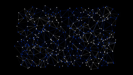 Circles shapes connected vector abstract templateのイラスト素材