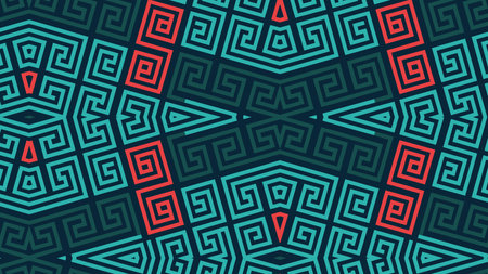 Seamless aztec pattern. Ethnic background. Vector illustration.