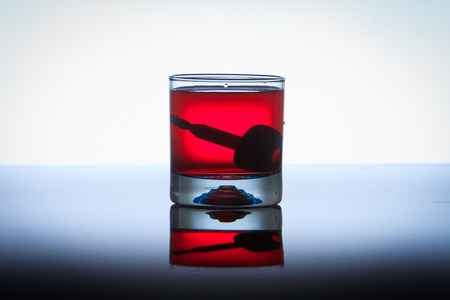Concept of Drinking and Driving, car keysの写真素材