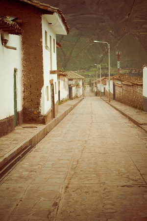 south america old town streetの写真素材