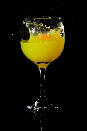 Cocktail with a splash の写真素材