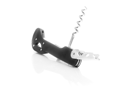 Corkscrew  isolated on white backgroundの写真素材