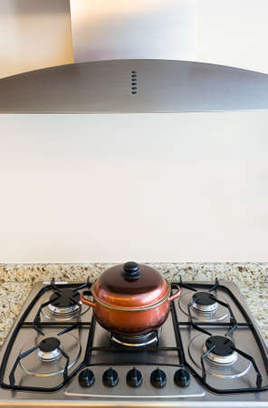 Picture of a beautiful new modern kitchenの写真素材