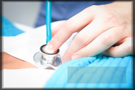 Medical label template backgroundの写真素材