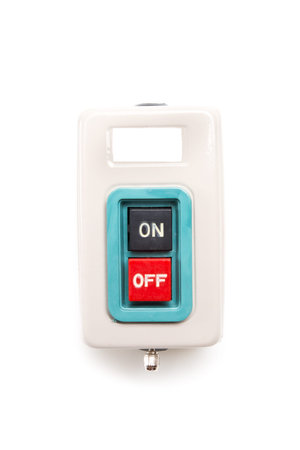 front of ON-OFF Switch in ON position