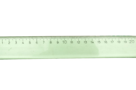 ruler on a white backgroundの写真素材