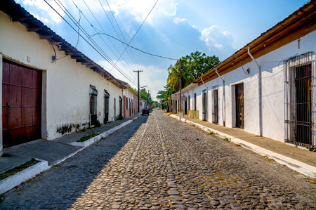 Suchitoto town in El Salvadorの写真素材