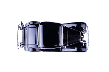 vintage toy cars in white backgroundの写真素材