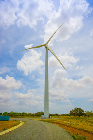 wind farm in Panama, by the panamericana Highway