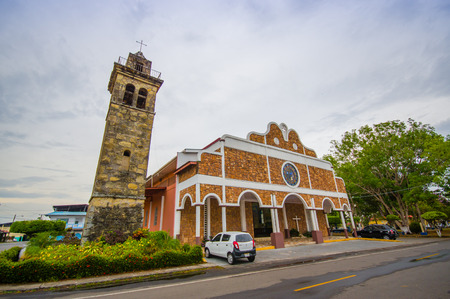 DAVID, PANAMA - APRIL 10, 2015: Church of San Jose de David, a city and corregimiento located in the west of Panama. It is the capital of the province of Chiriquiのeditorial素材