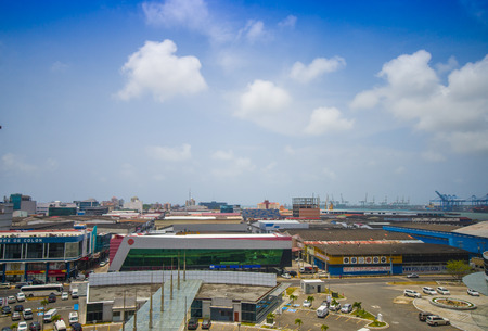 COLON, PANAMA - APRIL 15, 2015: The Colon Free Trade Zone is the world's second largest Duty Free Trade Zone.のeditorial素材