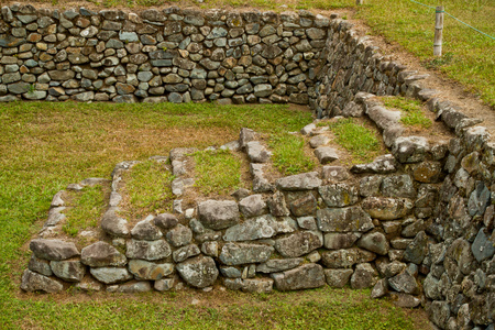 PICHINCHA, ECUADOR - SEPTEMBER 2, 2012: Tulipe Archaeological site museum built by Yumbo people between 800 and 1660 AD, Ecuadorのeditorial素材