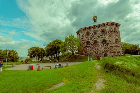 GOTHENBURG, SWEDEN - JUNE 21, 2015: Skansen Kronan, old fortress in Gothenburg city downtownのeditorial素材