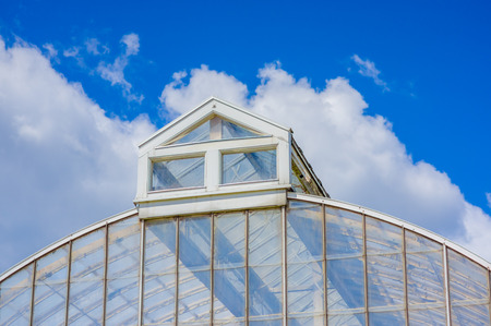 GOTHENBURG, SWEDEN - JUNE 21, 20015: The palm greenhouse in Tradgardsforeningen, the Garden Society park, Gothenburg city downtownのeditorial素材