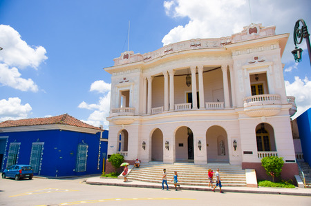 SANCTI SPIRITUS, CUBA - SEPTEMBER 5, 2015: Sancti Spiritus is a municipality and capital city of the province of Sancti Spiritus in central Cuba. Sancti Spiritus, Latin for Holy Spirit. It is one of the oldest Cuban European settlements.のeditorial素材