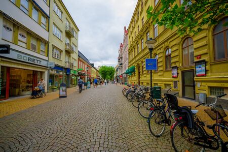 SKANE, SWEDEN - JUNE 19, 2015: Kristianstad, beautiful city in the south of Swedenのeditorial素材