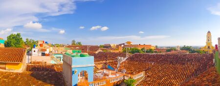 TRINIDAD, CUBA - SEPTEMBER 8, 2015: Panorama,  was designated a World Heritage Site by UNESCO in 1988.のeditorial素材