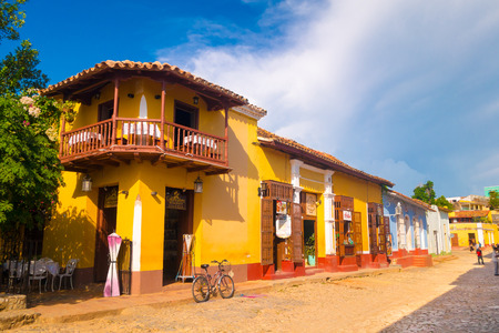 TRINIDAD, CUBA - SEPTEMBER 8, 2015: the city is a perfectly preserved Spanish colonial settlement.のeditorial素材