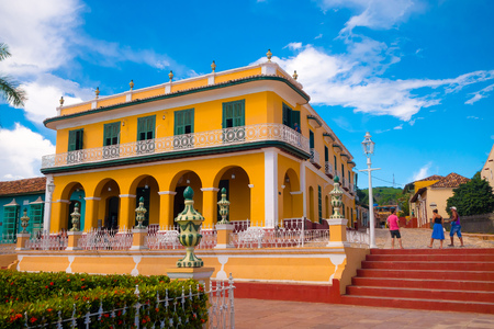 TRINIDAD, CUBA - SEPTEMBER 8, 2015: It was built at the beginning of the 1800s, and was designated a World Heritage Site by UNESCO in 1988.のeditorial素材