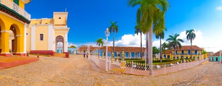 TRINIDAD, CUBA - SEPTEMBER 8, 2015: The Cuban city of Trinidad is one of the countrys most charming locations