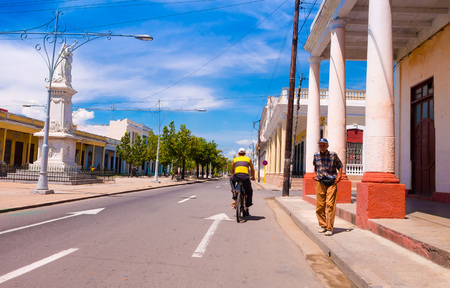 TRINIDAD, CUBA - SEPTEMBER 12, 2015: Cienfuegos is a charming waterfront city situated on the bay of the same name.のeditorial素材