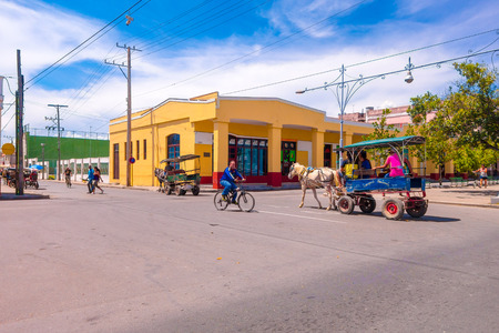 TRINIDAD, CUBA - SEPTEMBER 12, 2015: Cienfuegos is a charming waterfront city situated on the bay of the same name.のeditorial素材