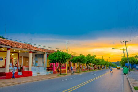 VINALES, CUBA - SEPTEMBER 13, 2015: Vinales, a small town and municipality in the north central Pinar del Rio Province of Cuba.のeditorial素材