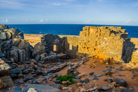 Balashi ruins, Arubaの写真素材