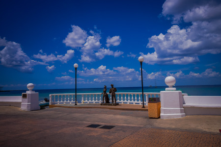 COZUMEL, MEXICO - MARCH 23, 2017: Carnavaleros Tribute, Cozumel Island is known for very wild Mardi Gras celebrationsのeditorial素材