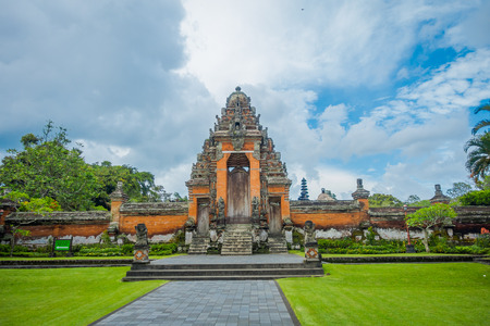 BALI, INDONESIA - MARCH 08, 2017: Royal temple of Mengwi Empire located in Mengwi, Badung regency that is famous places of interest in Bali, Indonesiaのeditorial素材