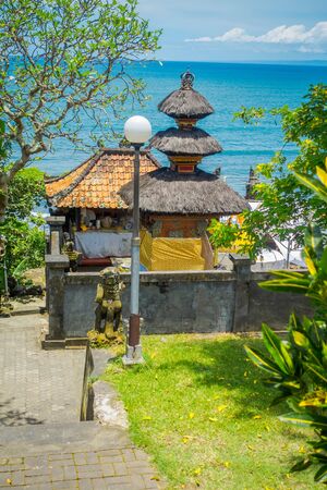 BALI, INDONESIA - MARCH 05, 2017: Pura Ulun Danu Bratan is a major Shivaite and water temple on Bali island, Indonesiaのeditorial素材