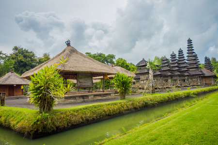 BALI, INDONESIA - MARCH 08, 2017: Royal temple of Mengwi Empire located in Mengwi, Badung regency that is famous places of interest in Bali, Indonesiaのeditorial素材