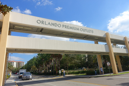 HOUSTON, USA - JANUARY 12, 2017: Unidentified people walking under the brindge of concrete in Legoland, as touristic place. Legoland is a theme park based on the popular LEGO brand of building toysのeditorial素材