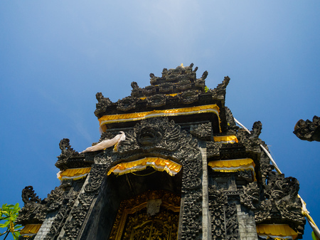 BALI, INDONESIA - MARCH 11, 2017: Pura Ulun Danu Bratan in Bali island, Indonesiaのeditorial素材